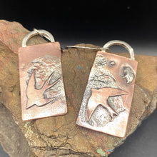 Load image into Gallery viewer, Mixed Metal Earrings- Swallow Dance Pair