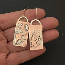 Load image into Gallery viewer, Mixed Metal Earrings- Swallow Dance Pair